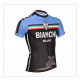 PROFESJONALNE KOSZULKI  ROWEROWE BIANCHI  2014 BLACK-BLUE