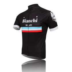 PROFESJONALNE KOSZULKI  ROWEROWE BIANCHI  2014 BLACK
