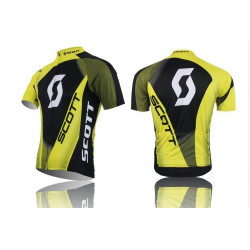 PROFESJONALNA KOSZULKA ROWEROWA SCOTT MODEL 2014 YELLOW