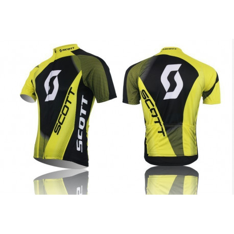 PROFESJONALNA KOSZULKA ROWEROWA SCOTT MODEL 2014 YELLOW