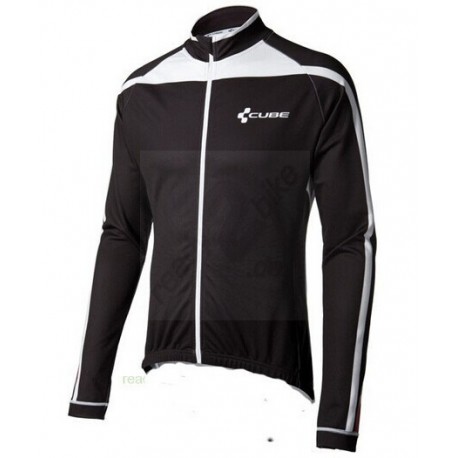 PROFESJONALNA BLUZA ROWEROWA CUBE 2014 BLACK-WHITE