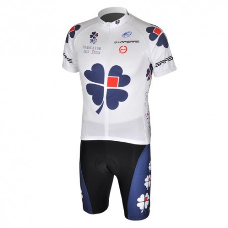 PROFESJONALNY LETNI KOMPLET ROWEROWY FDJ MODEL 2009