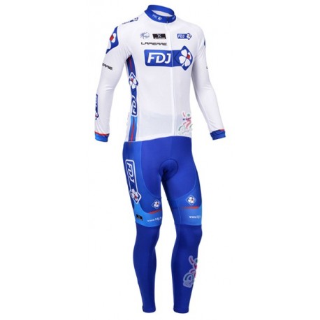 PROFESJONALNY DŁUGI KOMPLET ROWEROWY FDJ 2013
