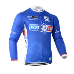 PROFESJONALNA BLUZA ROWEROWA FDJ 2014/2015