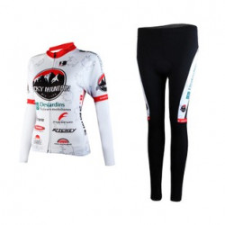 PROFESJONALNY DAMSKI JESIENNO-WIOSENNY KOMPLET ROWEROWY ROCKY MOUNTAIN  MODEL 2012 BIAŁY