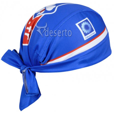 PROFESJONALNA BANDANA ROWEROWA FDJ MODEL 2014 BLUE