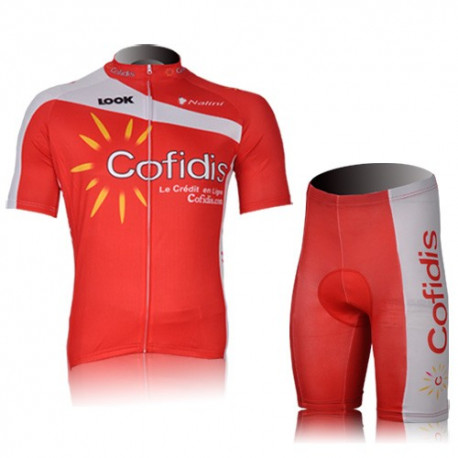 PROFESJONALNY LETNI KOMPLET ROWEROWY COFIDIS MODEL LATO 2012