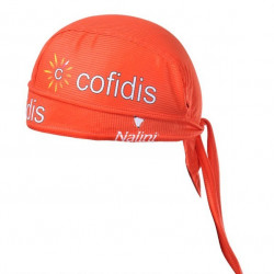 PROFESJONALNA BANDANA ROWEROWA COFIDIS MODEL 2012 2 WZORY