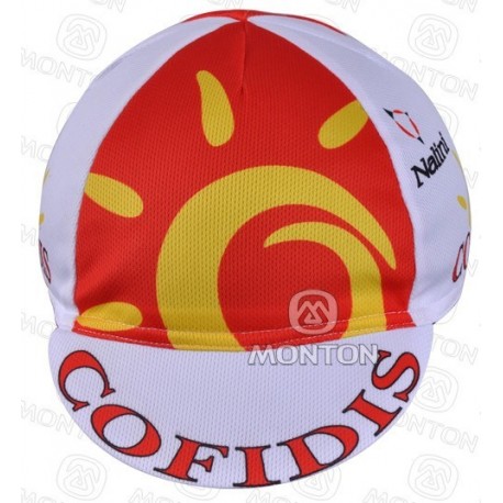 PROFESJONALNA CZAPKA ROWEROWA COFIDIS MODEL 2011