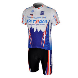 PROFESJONALNY LETNI KOMPLET ROWEROWY KATUSHA  MODEL 2009