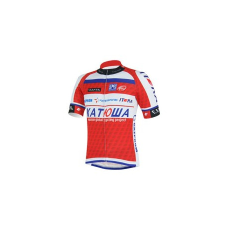 PROFESJONALNE LETNIE KOSZULKI ROWEROWE KATUSHA 2013 3 MODELE