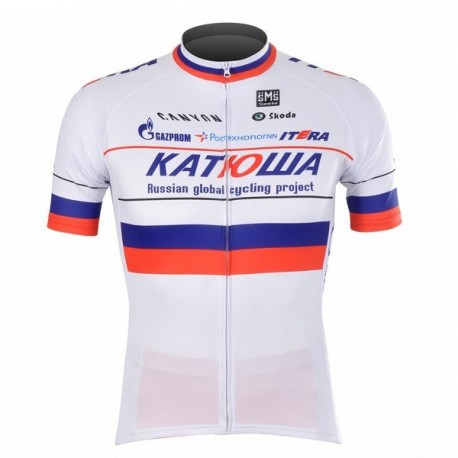 PROFESJONALNE LETNIE KOSZULKI ROWEROWE KATUSHA 2012 6 MODELI