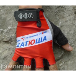 PROFESJONALNE RĘKAWICZKI ROWEROWE KATUSHA MODEL 2012