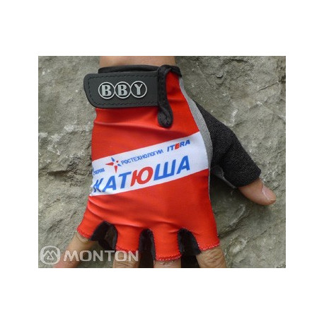 PROFESJONALNE RĘKAWICZKI ROWEROWE KATUSHA MODEL 2012