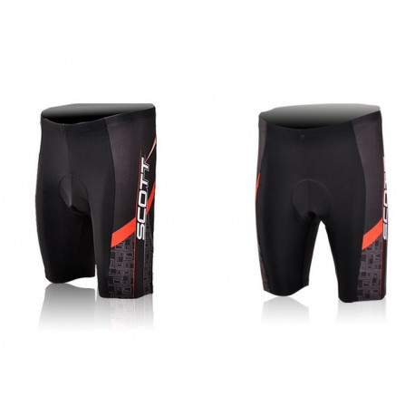 PROFESJONALNE SPODENKI ROWEROWE SCOTT 2010 BLACK-RED
