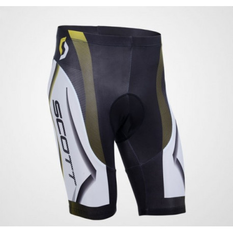 PROFESJONALNE SPODENKI ROWEROWE SCOTT  2013 BLACK-WHITE-GREEN