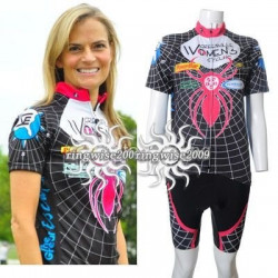 PROFESJONALNY DAMSKI LETNI KOMPLET ROWEROWY SPIDER  2012
