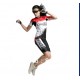 PROFESJONALNY DAMSKI LETNI KOMPLET ROWEROWY COFIDIS 2013 RED