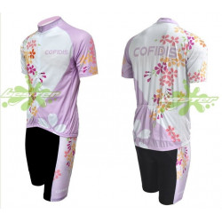 PROFESJONALNY DAMSKI LETNI KOMPLET ROWEROWY COFIDIS 2012 PINK