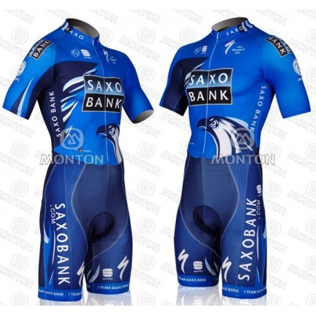 PROFESJONALNY LETNI KOMBINEZON ROWEROWY SAXO BANK 2011 2 MODELE