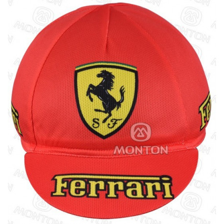 PROFESJONALNA CZAPKA ROWEROWA FERRARI MODEL 2013