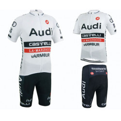 PROFESJONALNY LETNI  KOMPLET ROWEROWY AUDI MODEL 2015 WHITE