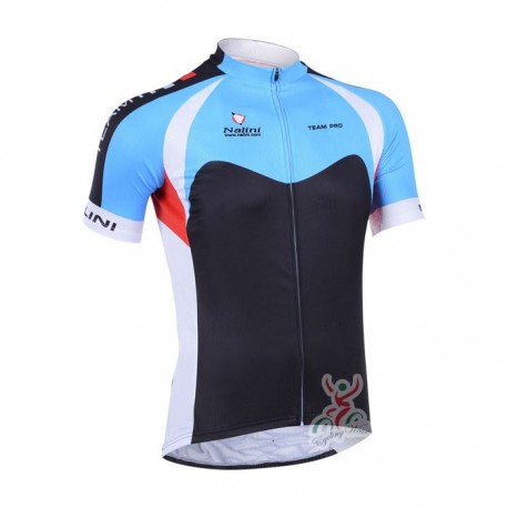 PROFESJONALNA LETNIA KOSZULKA ROWEROWA NALINI MODEL 2013 BLUE-BLACK