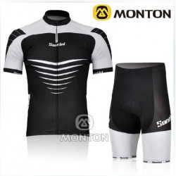 PROFESJONALNY LETNI KOMPLET ROWEROWY SANTINI MODEL 2011 BLACK