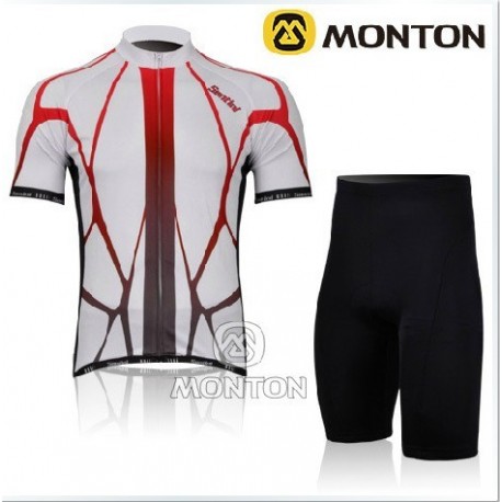 PROFESJONALNY LETNI KOMPLET ROWEROWY SANTINI MODEL 2011 WHITE