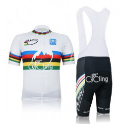 PROFESJONALNY LETNI KOMPLET ROWEROWY UCI-SANTINI MODEL 2011 2 MODELE Z SZELKAMI