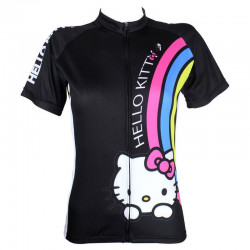 PROFESJONALNA DAMSKA KOSZULKA ROWEROWA HELLO KITTY MODEL 2013 BLACK