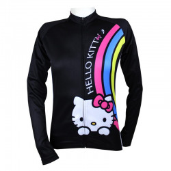 PROFESJONALNA DAMSKA BLUZA ROWEROWA HELLO KITTY MODEL 2013 BLACK