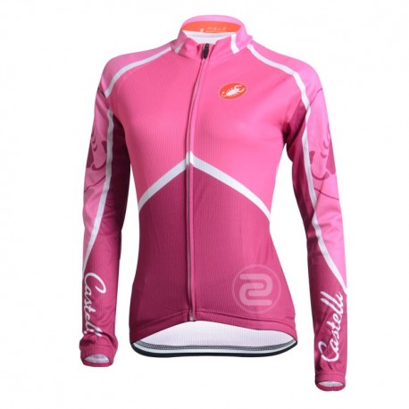 PROFESJONALNA DAMSKA BLUZA ROWEROWY CASTELLI 2014 PINK
