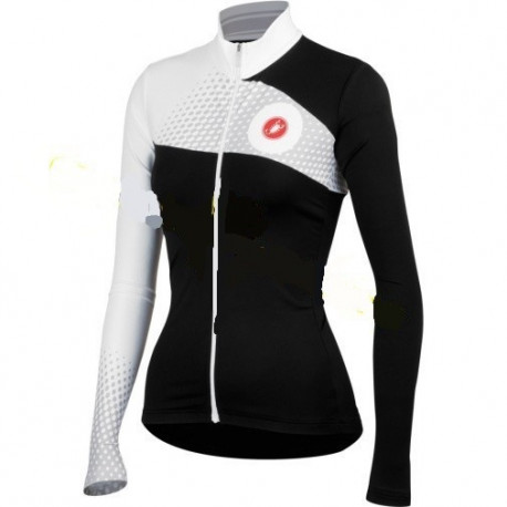 PROFESJONALNA DAMSKA BLUZA  ROWEROWY CASTELLI 2014 BLACK-WHITE