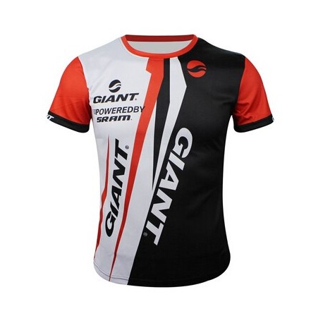 PROFESJONALNY T-SHIRT ROWEROWY GIANT MODEL 2014 RED