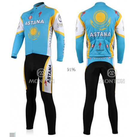 PROFESJONALNY DŁUGI KOMPLET ROWEROWY ASTANA MODEL 2010 