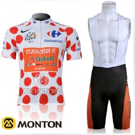 PROFESJONALNY LETNI KOMPLET ROWEROWY EUSKALTEL MODEL 2011 GROCHY