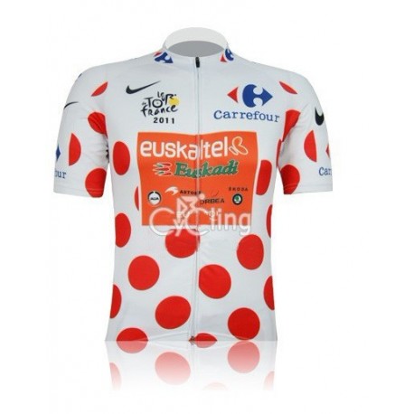 PROFESJONALNA KOSZULKA ROWEROWA EUSKALTEL MODEL 2011 GROCHY