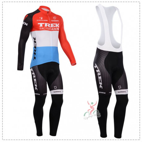 PROFESJONALNY DŁUGI KOMPLET ROWEROWY TREK 2014 RED