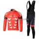 PROFESJONALNY DŁUGI KOMPLET CASTELLI MODEL 2010 RED