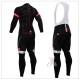 PROFESJONALNY DŁUGI KOMPLET CASTELLI MODEL 2014/2015 BLACK