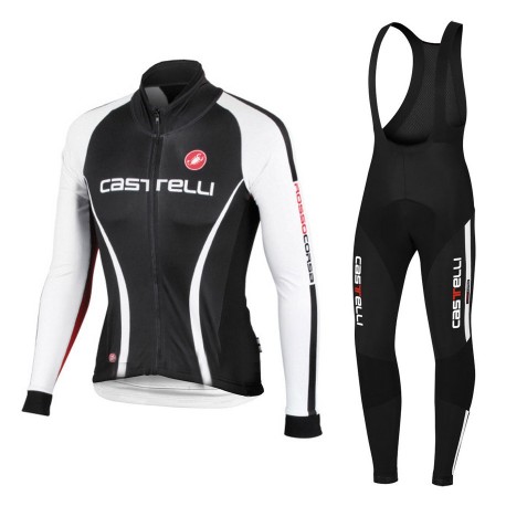  DŁUGI KOMPLET CASTELLI MODEL 2014 CORSA BLACK