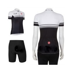 DAMSKI LETNI KOMPLET ROWEROWY CASTELLI 2014 BLACK