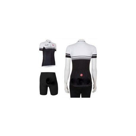 DAMSKI LETNI KOMPLET ROWEROWY CASTELLI 2014 BLACK