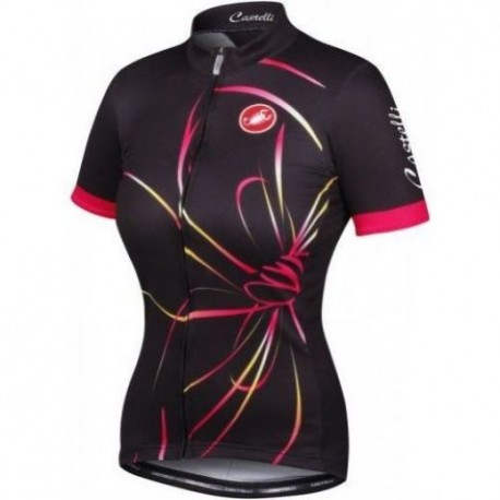  DAMSKA KOSZULKA ROWEROWY CASTELLI 2014/2015 BLACK