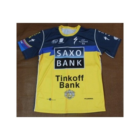 T-SHIRT ROWEROWY SAXO BANK MODEL 2013