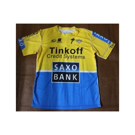 T-SHIRT ROWEROWY SAXO BANK MODEL 2012