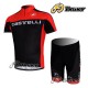 PROFESJONALNY LETNI KOMPLET CASTELLI 2011 BLACK-RED