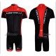 PROFESJONALNY LETNI KOMPLET CASTELLI 2011 BLACK-RED