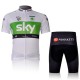 PROFESJONALNY LETNI KOMPLET ROWEROWY SKY MODEL 2012/2013 WHITE-GREEN